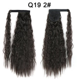 Long Curly Ponytail Natural hair extension Wrap On Clip Hair Ponytail Extensions for Women Blonde Black Horse Tail Synthetic