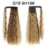 Long Curly Ponytail Natural hair extension Wrap On Clip Hair Ponytail Extensions for Women Blonde Black Horse Tail Synthetic