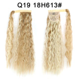 Long Curly Ponytail Natural hair extension Wrap On Clip Hair Ponytail Extensions for Women Blonde Black Horse Tail Synthetic
