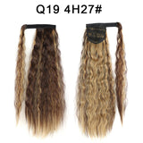 Long Curly Ponytail Natural hair extension Wrap On Clip Hair Ponytail Extensions for Women Blonde Black Horse Tail Synthetic