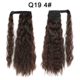 Long Curly Ponytail Natural hair extension Wrap On Clip Hair Ponytail Extensions for Women Blonde Black Horse Tail Synthetic