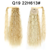 Long Curly Ponytail Natural hair extension Wrap On Clip Hair Ponytail Extensions for Women Blonde Black Horse Tail Synthetic