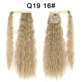 Long Curly Ponytail Natural hair extension Wrap On Clip Hair Ponytail Extensions for Women Blonde Black Horse Tail Synthetic