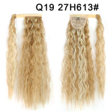 Long Curly Ponytail Natural hair extension Wrap On Clip Hair Ponytail Extensions for Women Blonde Black Horse Tail Synthetic