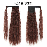 Long Curly Ponytail Natural hair extension Wrap On Clip Hair Ponytail Extensions for Women Blonde Black Horse Tail Synthetic