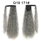 Long Curly Ponytail Natural hair extension Wrap On Clip Hair Ponytail Extensions for Women Blonde Black Horse Tail Synthetic