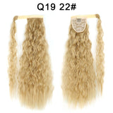 Long Curly Ponytail Natural hair extension Wrap On Clip Hair Ponytail Extensions for Women Blonde Black Horse Tail Synthetic
