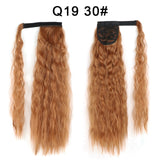 Long Curly Ponytail Natural hair extension Wrap On Clip Hair Ponytail Extensions for Women Blonde Black Horse Tail Synthetic