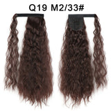 Long Curly Ponytail Natural hair extension Wrap On Clip Hair Ponytail Extensions for Women Blonde Black Horse Tail Synthetic