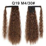 Long Curly Ponytail Natural hair extension Wrap On Clip Hair Ponytail Extensions for Women Blonde Black Horse Tail Synthetic
