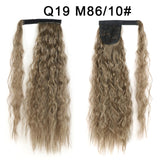 Long Curly Ponytail Natural hair extension Wrap On Clip Hair Ponytail Extensions for Women Blonde Black Horse Tail Synthetic
