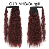 Long Curly Ponytail Natural hair extension Wrap On Clip Hair Ponytail Extensions for Women Blonde Black Horse Tail Synthetic
