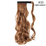 S-noilite Synthetic 17"/23"/26" Long Clip In Ponytail Hair Extension Wrap Around Ponytail Fake Pony Tail Hairpiece For Women