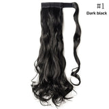 S-noilite Synthetic 17"/23"/26" Long Clip In Ponytail Hair Extension Wrap Around Ponytail Fake Pony Tail Hairpiece For Women