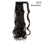 S-noilite Synthetic 17"/23"/26" Long Clip In Ponytail Hair Extension Wrap Around Ponytail Fake Pony Tail Hairpiece For Women