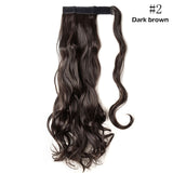 S-noilite Synthetic 17"/23"/26" Long Clip In Ponytail Hair Extension Wrap Around Ponytail Fake Pony Tail Hairpiece For Women