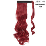 S-noilite Synthetic 17"/23"/26" Long Clip In Ponytail Hair Extension Wrap Around Ponytail Fake Pony Tail Hairpiece For Women