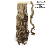 S-noilite Synthetic 17"/23"/26" Long Clip In Ponytail Hair Extension Wrap Around Ponytail Fake Pony Tail Hairpiece For Women