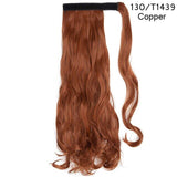 S-noilite Synthetic 17"/23"/26" Long Clip In Ponytail Hair Extension Wrap Around Ponytail Fake Pony Tail Hairpiece For Women