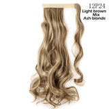 S-noilite Synthetic 17"/23"/26" Long Clip In Ponytail Hair Extension Wrap Around Ponytail Fake Pony Tail Hairpiece For Women