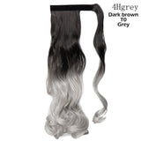 S-noilite Synthetic 17"/23"/26" Long Clip In Ponytail Hair Extension Wrap Around Ponytail Fake Pony Tail Hairpiece For Women