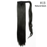 S-noilite Synthetic 17"/23"/26" Long Clip In Ponytail Hair Extension Wrap Around Ponytail Fake Pony Tail Hairpiece For Women