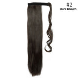 S-noilite Synthetic 17"/23"/26" Long Clip In Ponytail Hair Extension Wrap Around Ponytail Fake Pony Tail Hairpiece For Women