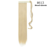 S-noilite Synthetic 17"/23"/26" Long Clip In Ponytail Hair Extension Wrap Around Ponytail Fake Pony Tail Hairpiece For Women