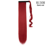 S-noilite Synthetic 17"/23"/26" Long Clip In Ponytail Hair Extension Wrap Around Ponytail Fake Pony Tail Hairpiece For Women