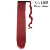 S-noilite Synthetic 17"/23"/26" Long Clip In Ponytail Hair Extension Wrap Around Ponytail Fake Pony Tail Hairpiece For Women