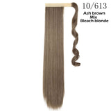 S-noilite Synthetic 17"/23"/26" Long Clip In Ponytail Hair Extension Wrap Around Ponytail Fake Pony Tail Hairpiece For Women