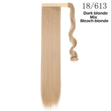 S-noilite Synthetic 17"/23"/26" Long Clip In Ponytail Hair Extension Wrap Around Ponytail Fake Pony Tail Hairpiece For Women