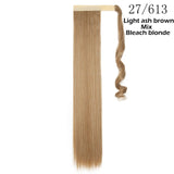 S-noilite Synthetic 17"/23"/26" Long Clip In Ponytail Hair Extension Wrap Around Ponytail Fake Pony Tail Hairpiece For Women
