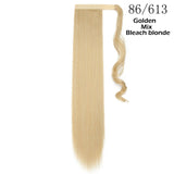 S-noilite Synthetic 17"/23"/26" Long Clip In Ponytail Hair Extension Wrap Around Ponytail Fake Pony Tail Hairpiece For Women