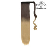 S-noilite Synthetic 17"/23"/26" Long Clip In Ponytail Hair Extension Wrap Around Ponytail Fake Pony Tail Hairpiece For Women