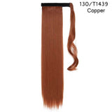 S-noilite Synthetic 17"/23"/26" Long Clip In Ponytail Hair Extension Wrap Around Ponytail Fake Pony Tail Hairpiece For Women