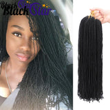 18 inch  Sister Locks Hair  Afro Synthetic Crochet  Braiding Hair Extensions For Black Women Blonde Brown