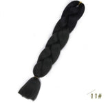 Black Star Jumbo Braiding Hair long 24 inch Hair Extensions 100g/Pcs Ombre Synthetic Braid Hair Twist Braiding Hair for Women