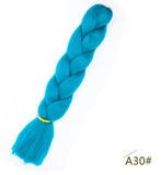 Black Star Jumbo Braiding Hair long 24 inch Hair Extensions 100g/Pcs Ombre Synthetic Braid Hair Twist Braiding Hair for Women