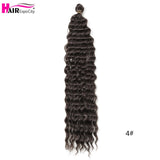 22-28 Inch Freetress Deep Twist Crochet Hair Natural Synthetic Braids Hair Ombre Crochet Braiding Hair Extensions Hair Expo City