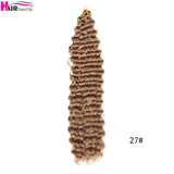 22-28 Inch Freetress Deep Twist Crochet Hair Natural Synthetic Braids Hair Ombre Crochet Braiding Hair Extensions Hair Expo City