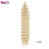 22-28 Inch Freetress Deep Twist Crochet Hair Natural Synthetic Braids Hair Ombre Crochet Braiding Hair Extensions Hair Expo City