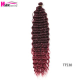 22-28 Inch Freetress Deep Twist Crochet Hair Natural Synthetic Braids Hair Ombre Crochet Braiding Hair Extensions Hair Expo City