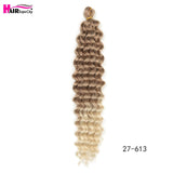 22-28 Inch Freetress Deep Twist Crochet Hair Natural Synthetic Braids Hair Ombre Crochet Braiding Hair Extensions Hair Expo City