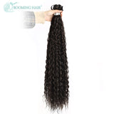 Kinky Curly Hair Bundles Synthetic Hair Extensions Blonde Two Tone Color Hair Weave Bundles 3bundle/100g For Women Free Shipping