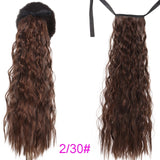 TALANG Long Straight Ponytail Hairpiece 85cm Female Clip Hair Tail False Hair With Hairpins Synthetic Hair Extensions