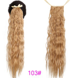 TALANG Long Straight Ponytail Hairpiece 85cm Female Clip Hair Tail False Hair With Hairpins Synthetic Hair Extensions