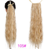 TALANG Long Straight Ponytail Hairpiece 85cm Female Clip Hair Tail False Hair With Hairpins Synthetic Hair Extensions