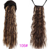 TALANG Long Straight Ponytail Hairpiece 85cm Female Clip Hair Tail False Hair With Hairpins Synthetic Hair Extensions