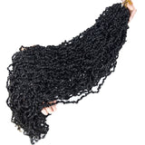 Crochet Braid Hair Passion Twist 18"&28" Ombre Synthetic Braiding hair  Curly Locks Crochet Dreadlocks hair Extensions